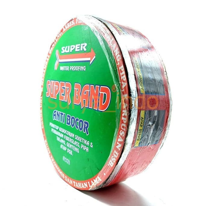 SUPER BAND 10 METER / LAKBAN ANTI BOCOR / TAMBAL ASBES / LEM SENG