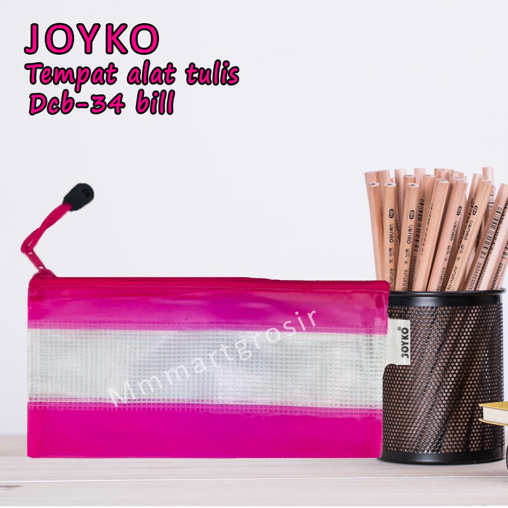 Joyko / bag bill joyko / tempat alat tulis / Dcb-34 bill / pink