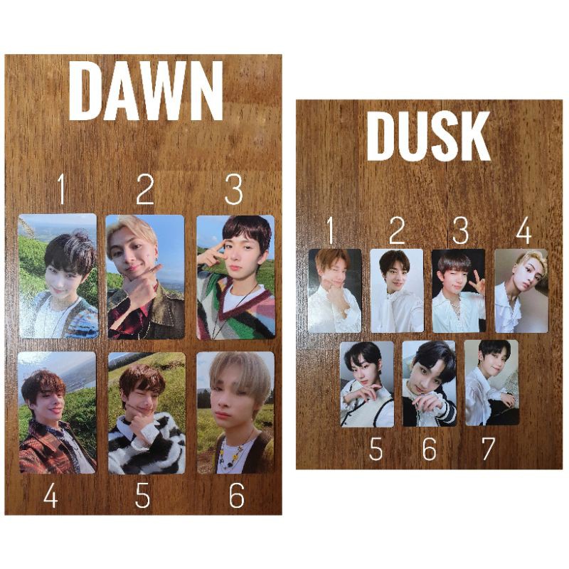 Photocard Official Enhypen Border:Day One Dawn Dusk BDO PC Jungwon Jake Jay Sunoo Heeseung Niki