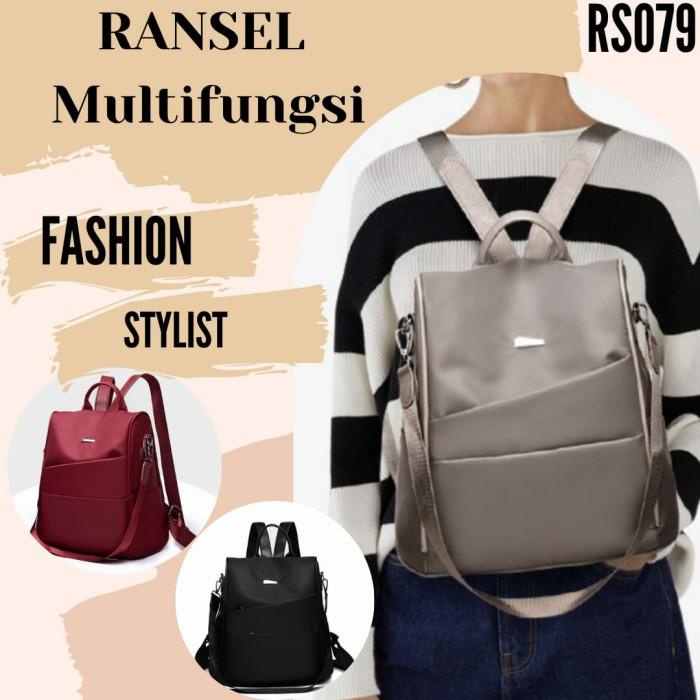 Tas Import / Tas Ransel Wanita / Tas Ransel Anti Maling - Rs079