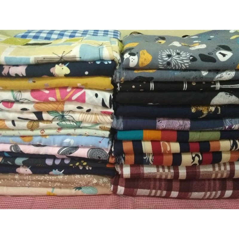 Kain Rayon Motif Kiloan