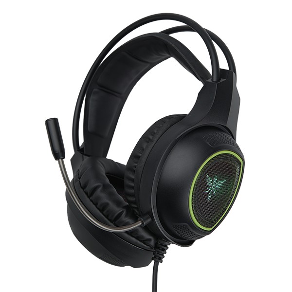 Headset gaming Nyk nemesis Wired Usb 7.1 sound surround led light Parrot Hs-P09 - Headphone p-09