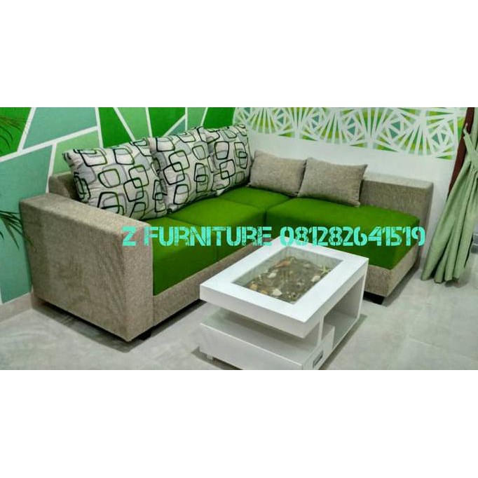 Sofa L Minimalis, Sofa L Putus, Sofa Bed Lantai N Sofa L Bed