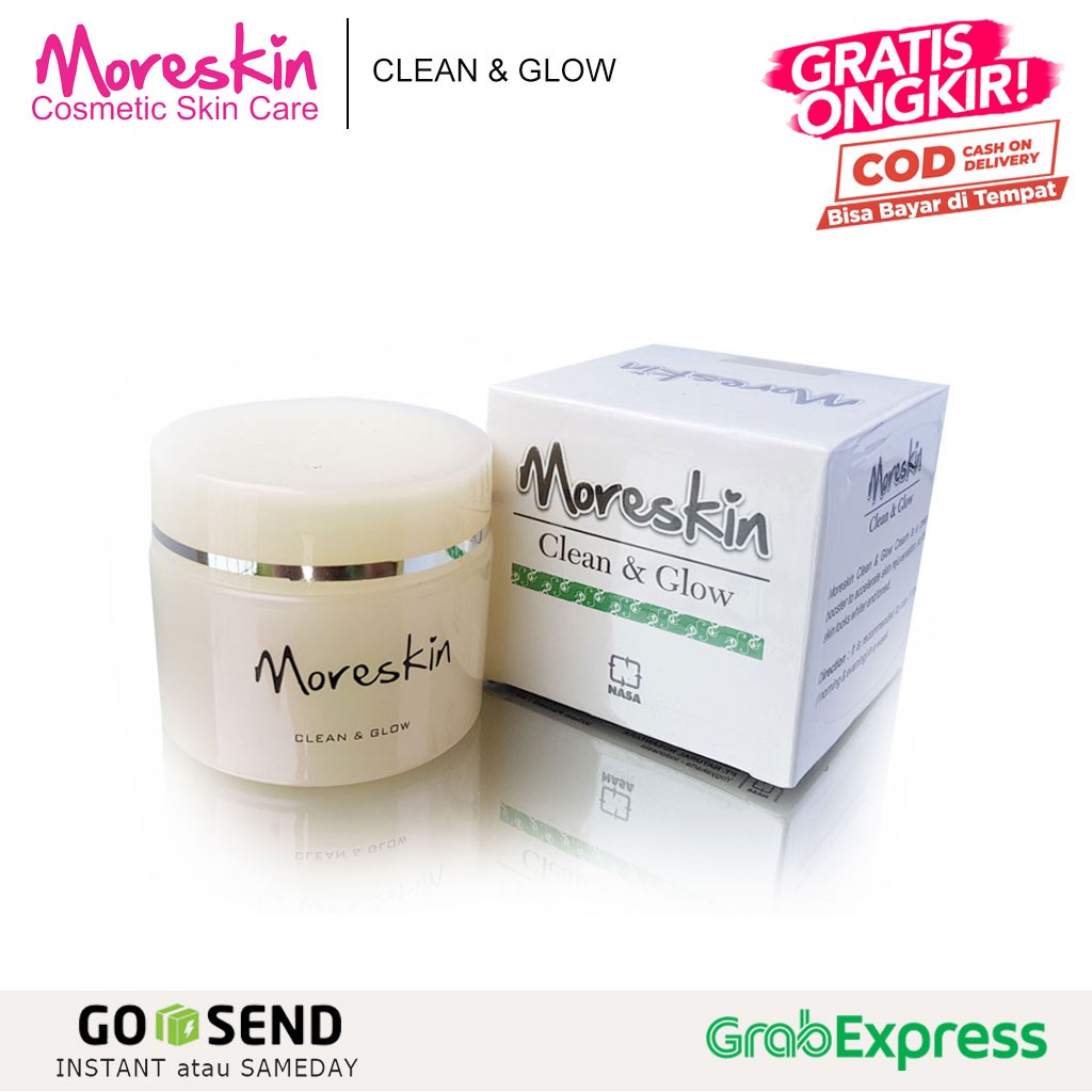 Moreskin Clean And Glow Original Nasa Shopee Indonesia