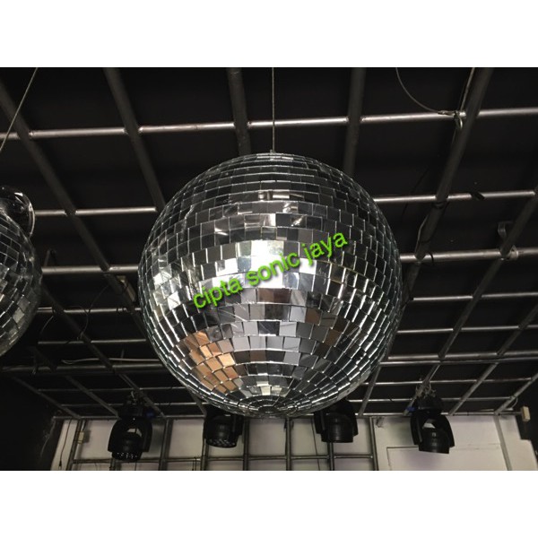 mirror ball lampu disko plus motor