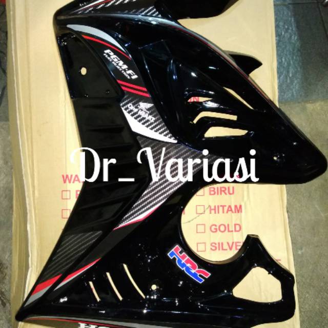 Half Fairing New CB150R Hitam Kilap