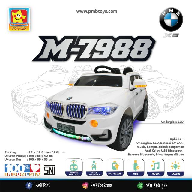 Mobil aki anak BMW X5 PMB M 7988