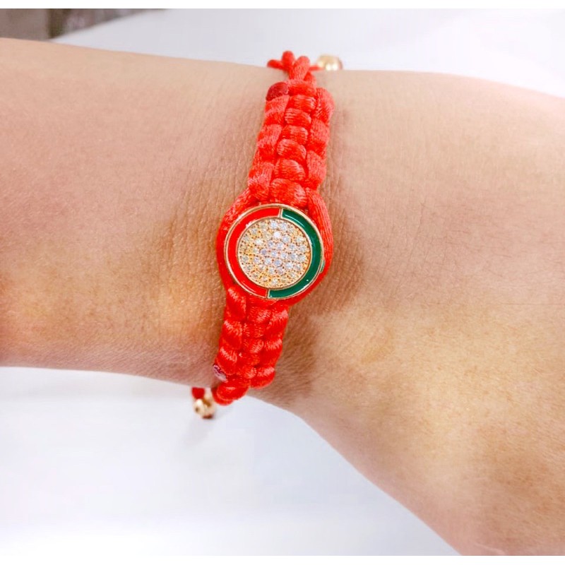 gelang tangan wanita //gelang serut//gelang rajut //perhiasan // gelang