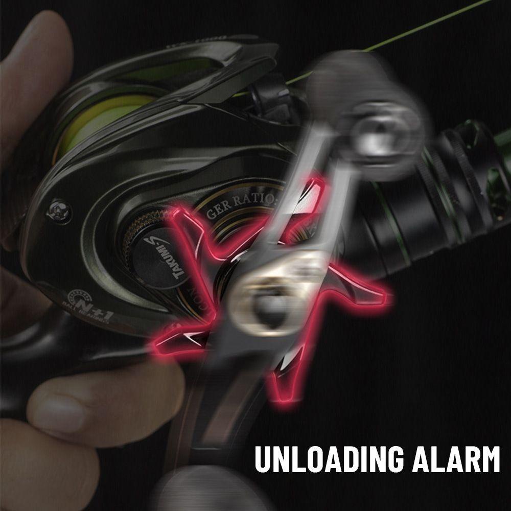 TOP Water Drop Wheel Tembakan Panjang Lei Qiang Hits Tangan Kiri WK Hitam 6.3:1 13 +1 Gulungan Pancing