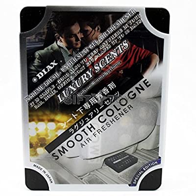 Smooth Cologne Gel Based Luxury Scents Scent Japanese Under-The-Car Air Refresher/Odor Eliminator Brick (Black) parfum mobil