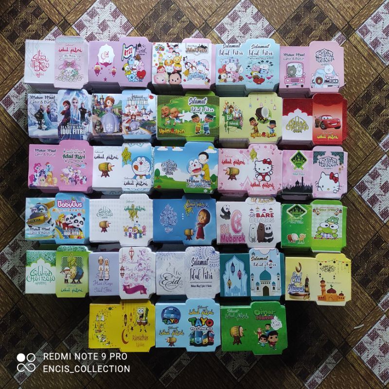 

Amplop mini lebaran sudah di lem