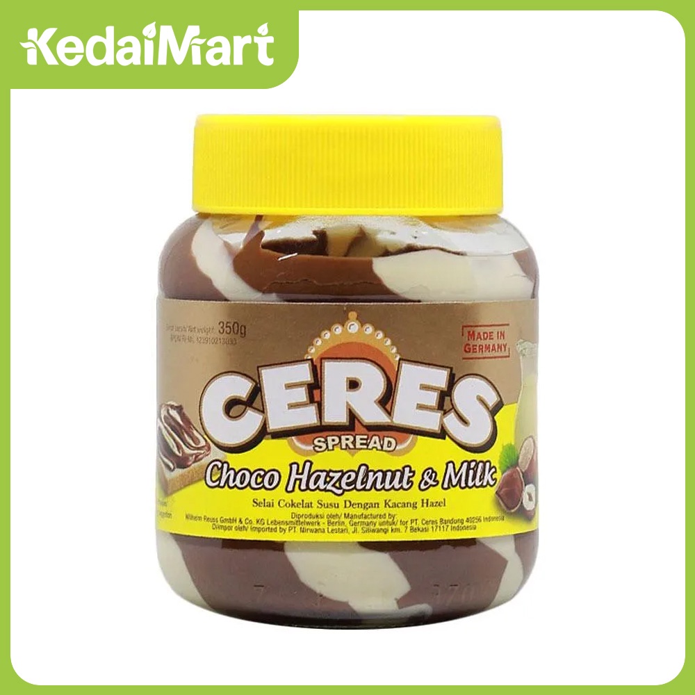 

Choco Hazelnut & Milk Ceres 350 Gram