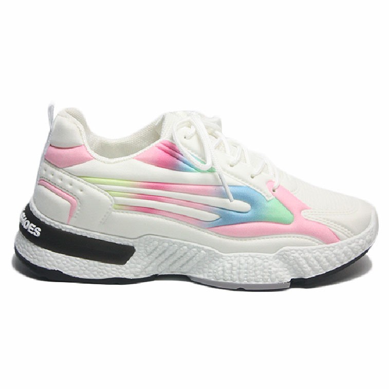 Dr. Kevin Sepatu Sport Wanita Women Sneakers 589-032 Putih & Pink-Putih