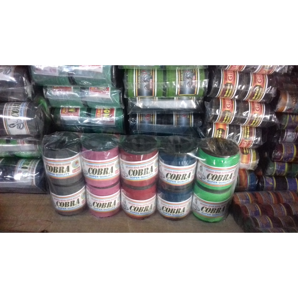 [1 PAK] BENANG SENAR LAYANGAN GELASAN UKURAN BESAR CAP COBRA ISI 10 PCS