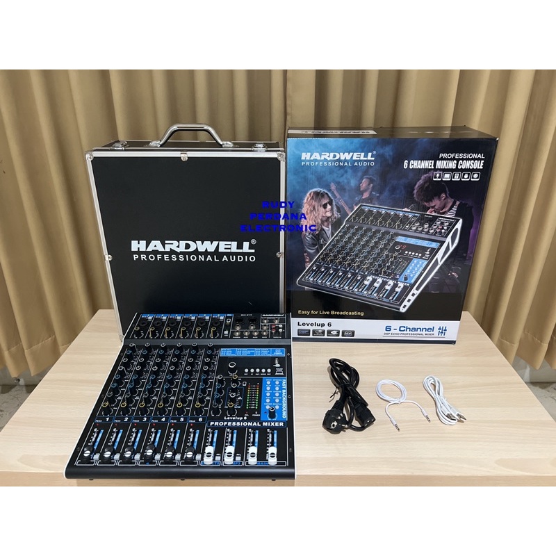 MIXER AUDIO 6 CHANNEL BLUETOOTH SOUND CARD HARDWELL LEVELUP 6