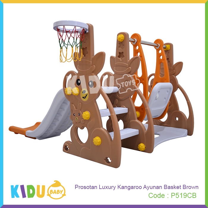 Labeille Prosotan Ayunan Luxury KANGAROO Slide Swing Kangguru Basket Kidu Baby