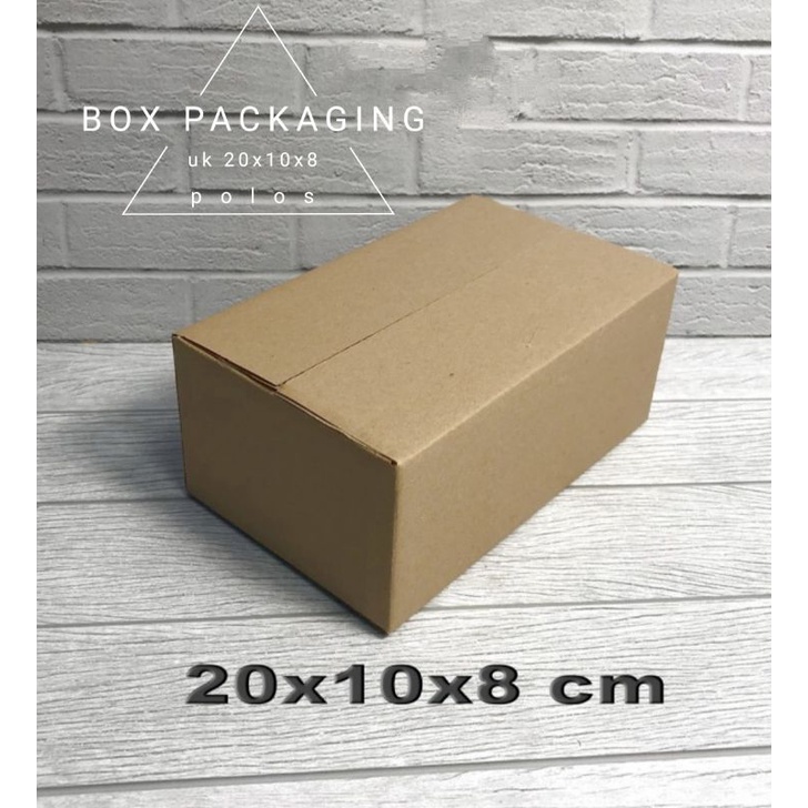 

Kardus medium polos Uk 20x10x8 packing