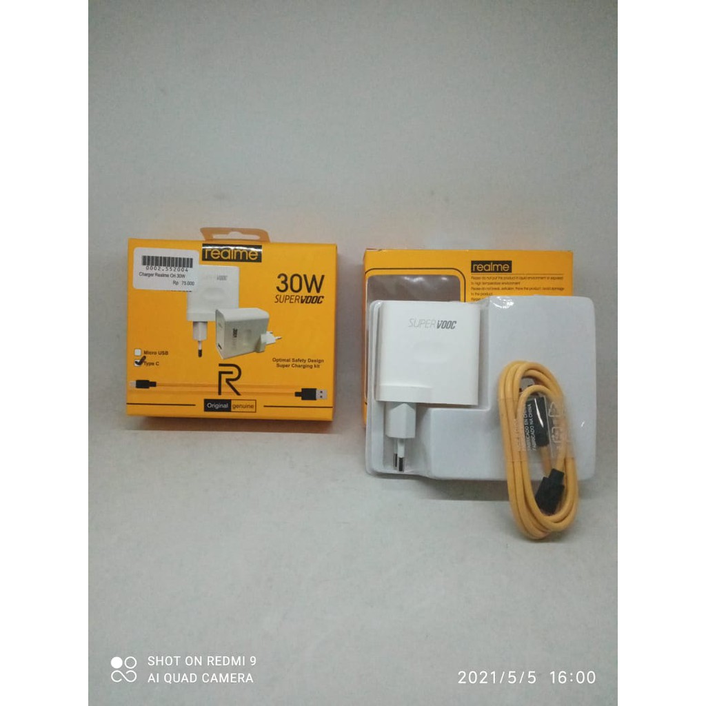 CHARGER ORI 99 REALME 30W TYPE C