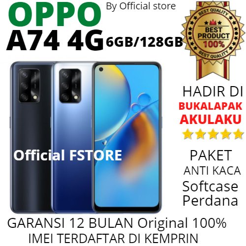OPPO A74 4G 6GB-128GB RESMI