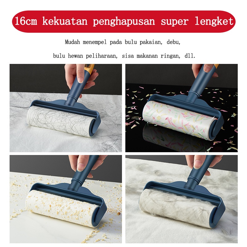 COD/HOT SALE* Lint Roll Sticky Roll Pembersih Bulu Kucing Debu Dibaju / Pakaian Roller Dust Remover