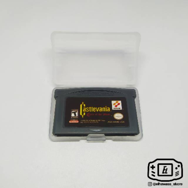 Kaset Gameboy Advance GBA Castlevania Circle of the Moon Nintendo DS lite NDS Cartridge Game Retro