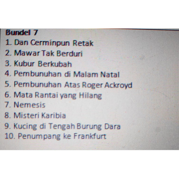 AGATHA CHRISTIE - bundel bundle 7 - ECERAN