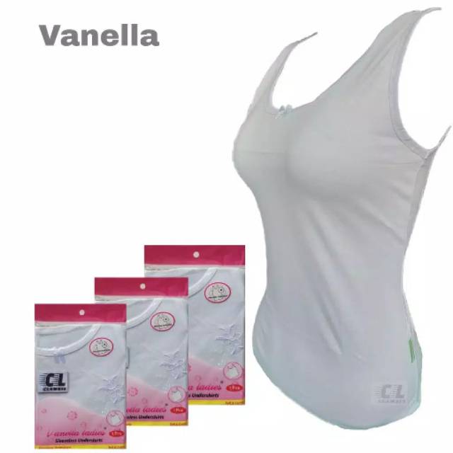 VANELLA Singlet / Kaos Dalam SNI Anak Perempuan Remaja Wanita Dewasa Uk. M - XXL