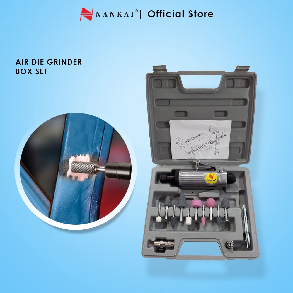Alat Tuner Set / Gerinda Angin / Air Die Grinder Nankai