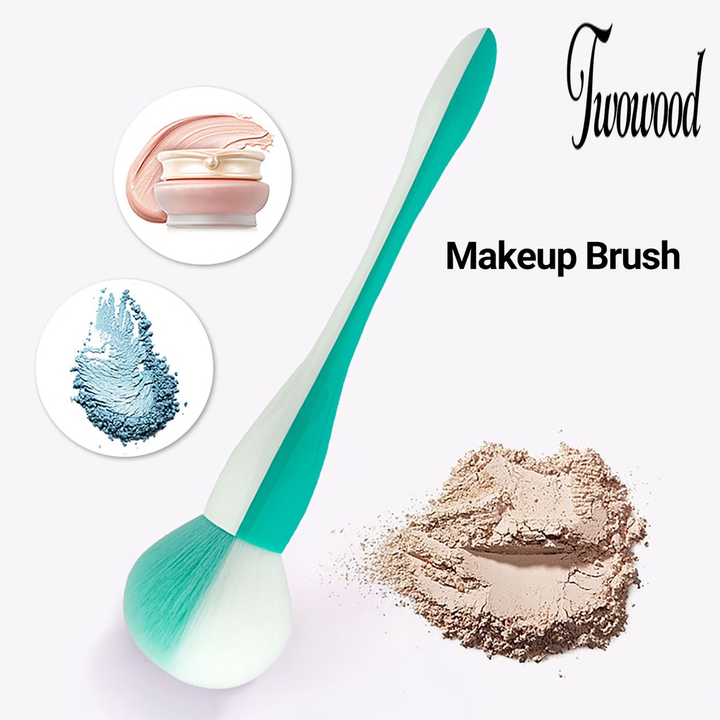 Brush Makeup Dengan Gagang Tiga Dimensi Untuk Wanita