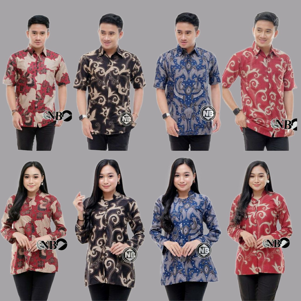 Maura Couple - Sania Ruffle Batik Couple Ori Ndoro Jowi DNT Garansi Termurah Shopee - SHOPASHOP SOLO