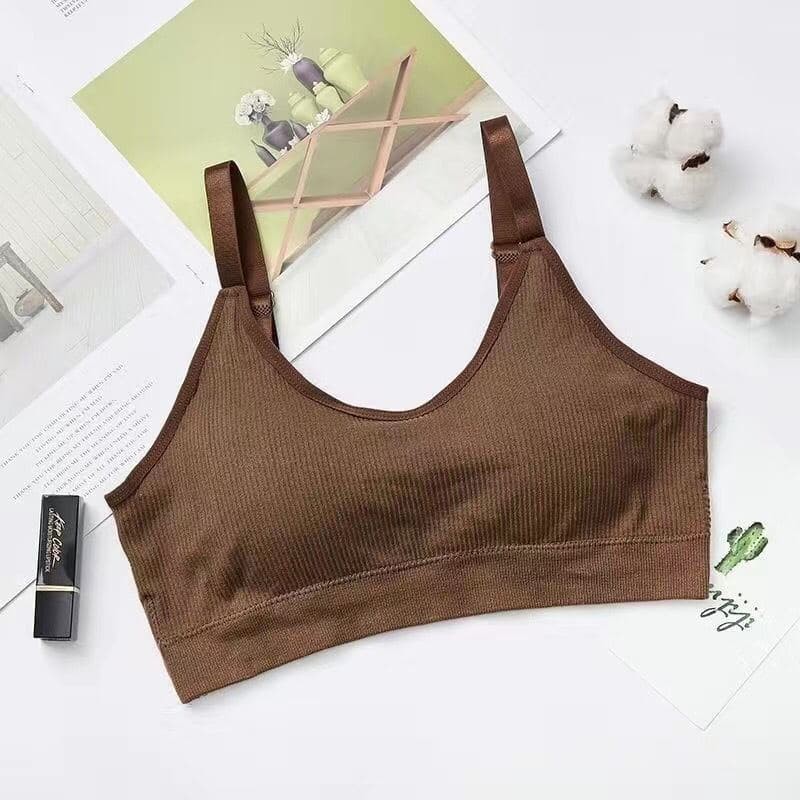 ASK.id - Bra Wanita Model One-Piece Bra Bralette Push Up dengan Bahan Tipis bra16