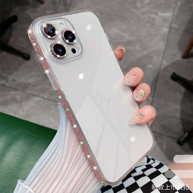 Casing iPhone 14 pro max Plus 13 12 pro max Bahan Kaca Shockproof Anti Sidik Jari