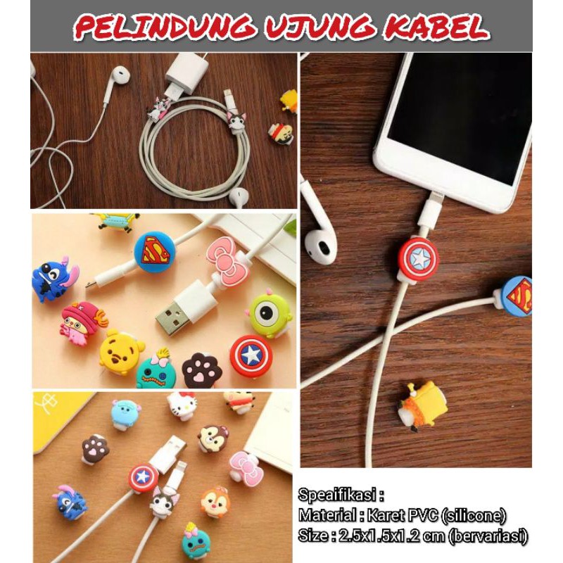 Cable Bite Pelindung Ujung Kabel Cable Saver Spiral