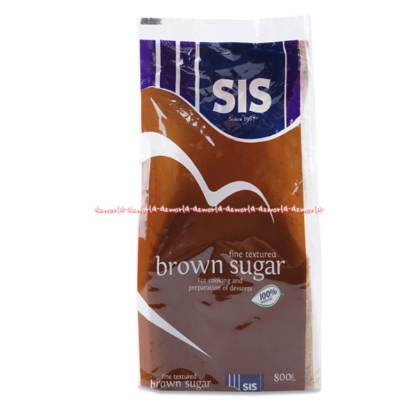 SIS Brown Sugar 800gr Gula Jawa Halus Bubuk Tepung Untuk Membuat Kue dan Campuran Minuman