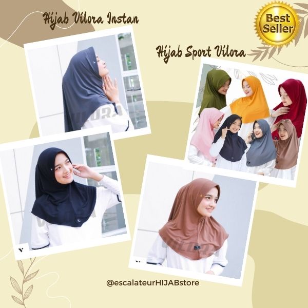 READY HIJAB VILORA VOLI JERSEY HIJAB STPORT VILORA INSTAN JERSEY ORIGINAL VILORA KERUDUNG VILORA SIZ