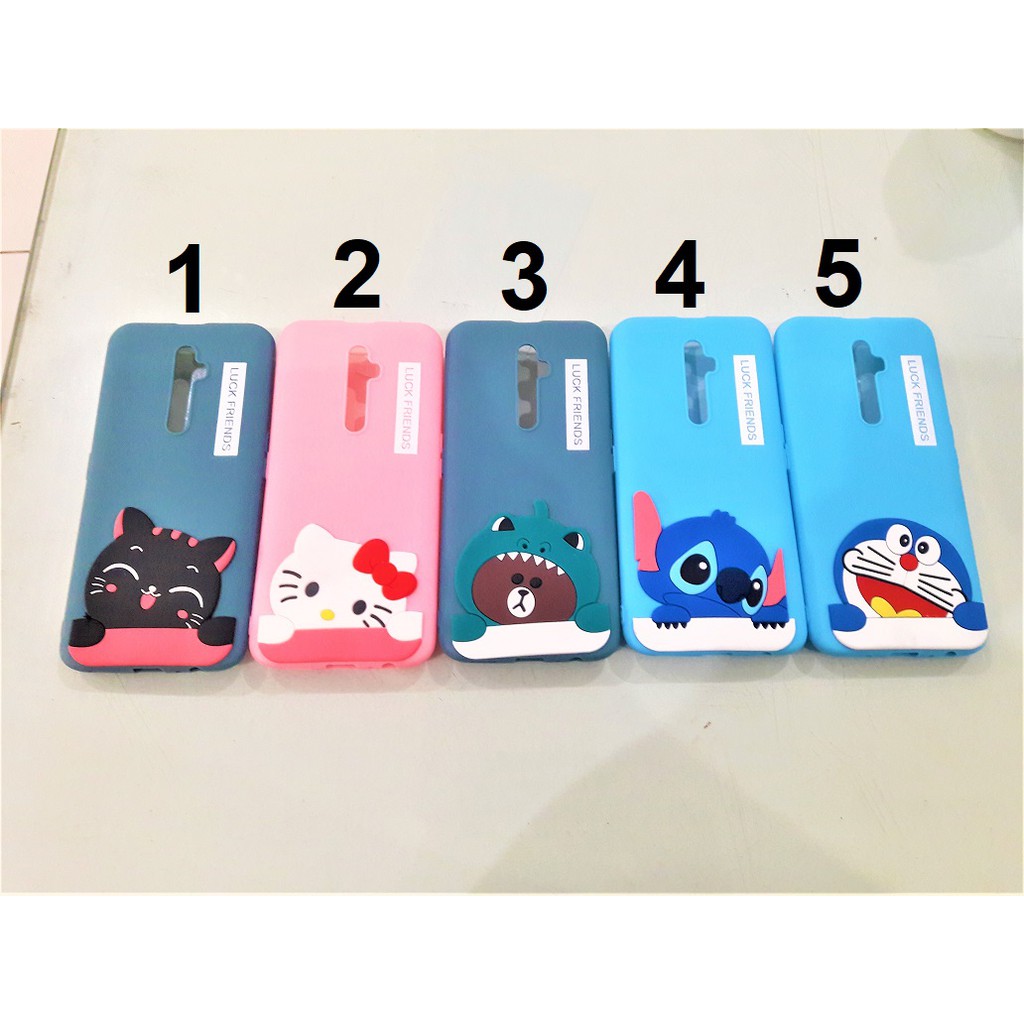 Case Kartun Karakter Casing SJ 3D Disney Oppo Reno 2F