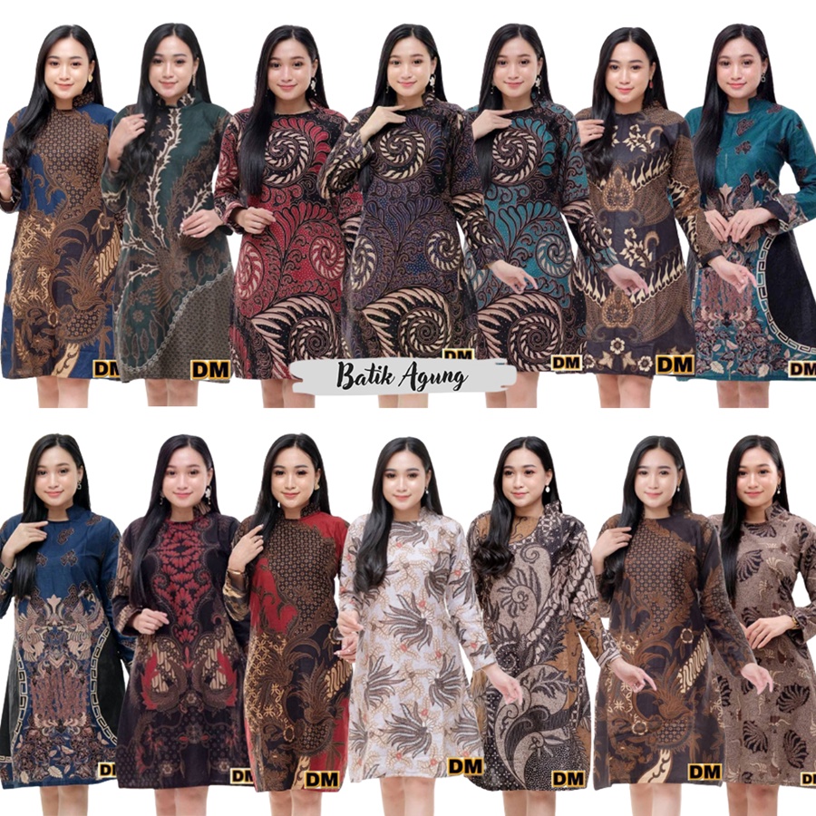 Atasan Batik Wanita Modern Baju Kerja Guru Pns Karyawan Baju Acara Resmi Pesta Kondangan Termurah-0