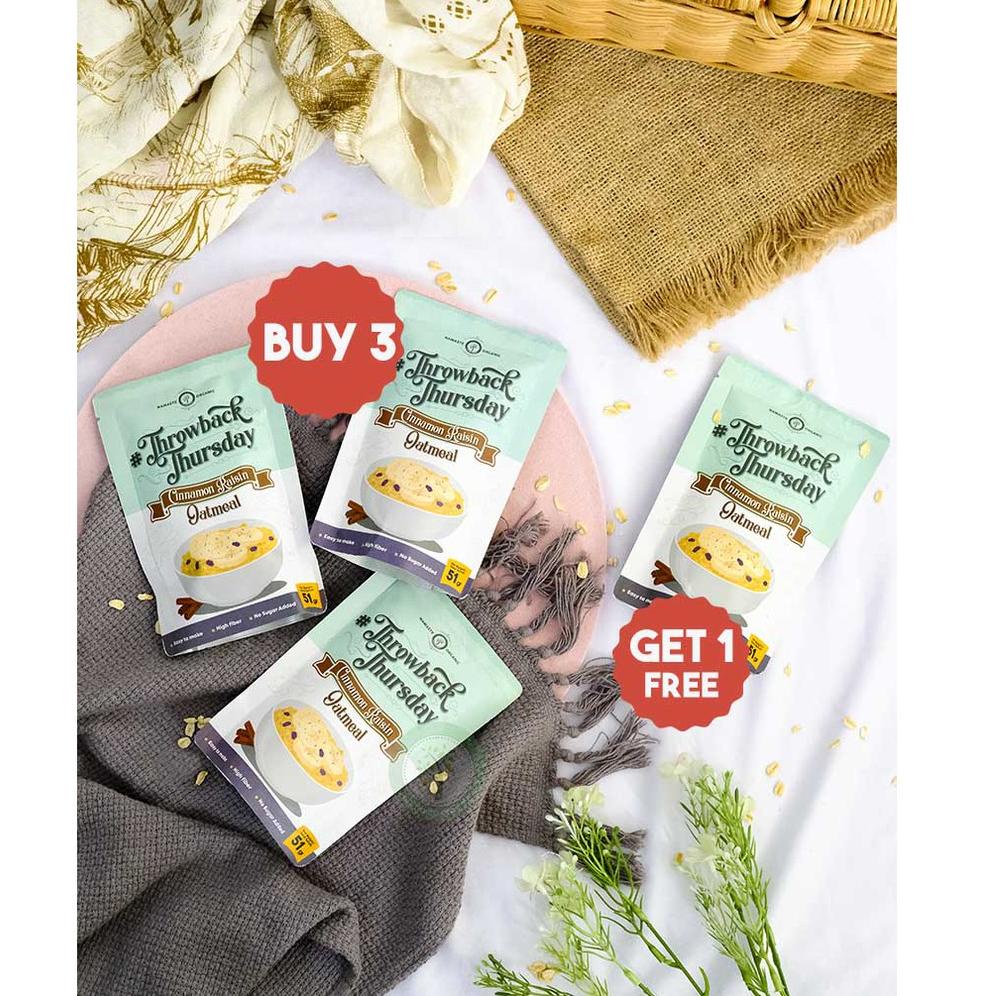 

F⚡ASH SALE Ykq57 BUY 3 GET 1 FREE - THROWBACK THURSDAY CINNAMON RAISIN OATMEAL 51GR .,.,.,..,