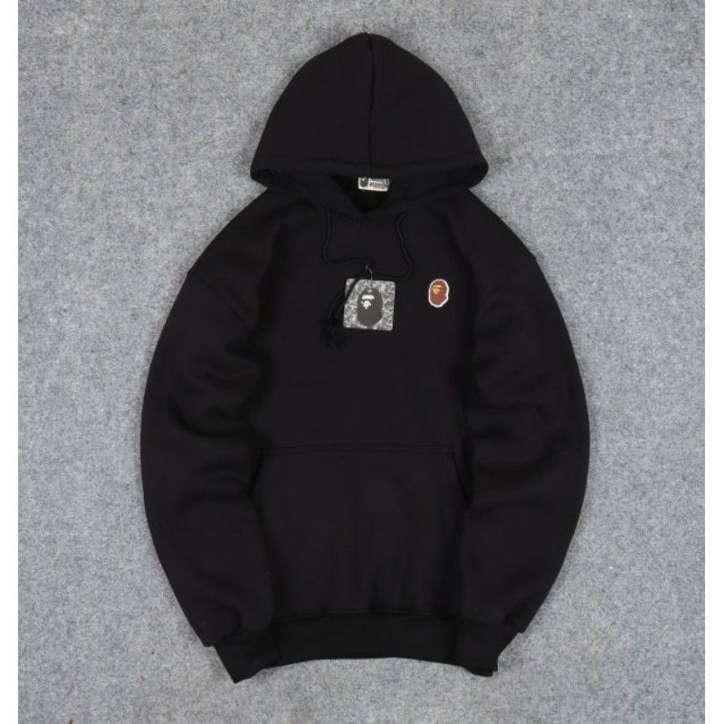 HOODIE SWEATER A BATHING BAPE X AAPE BATIK GOLD FULL TAG AND LABEL