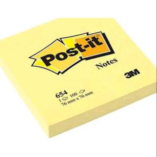 Jual 3M Post-It 654 Notes Hijau Green 76 X 76 Mm/ Pronoti Kuning Yellow 76  × 76 Mm Indonesia|Shopee Indonesia
