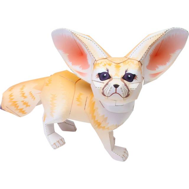 Fennec Fox papercraft