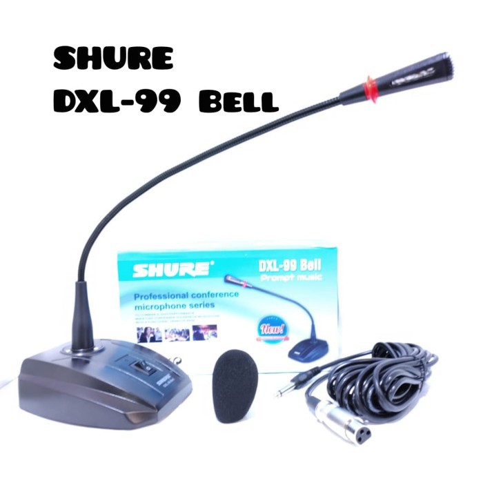 SHURE DXL 99 MIC MEJA KABEL COFERENCE MICROPHONE