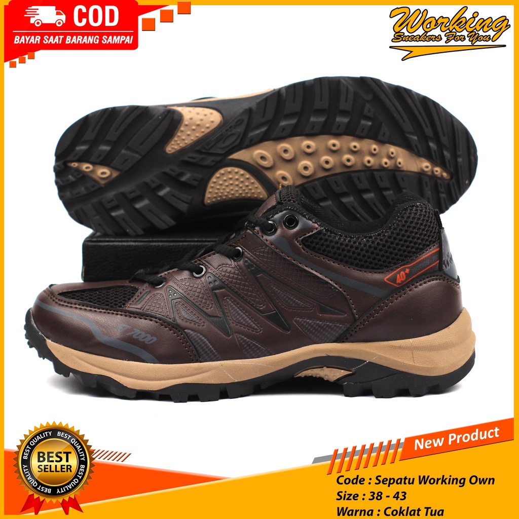 Sepatu Pria Hiking Working Owen Pendek