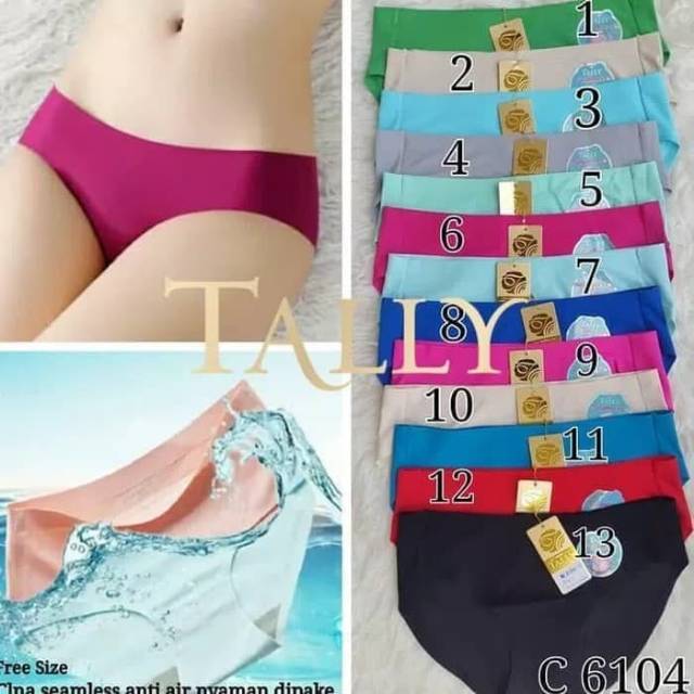 Celana dalam seamless tally anti air 6104