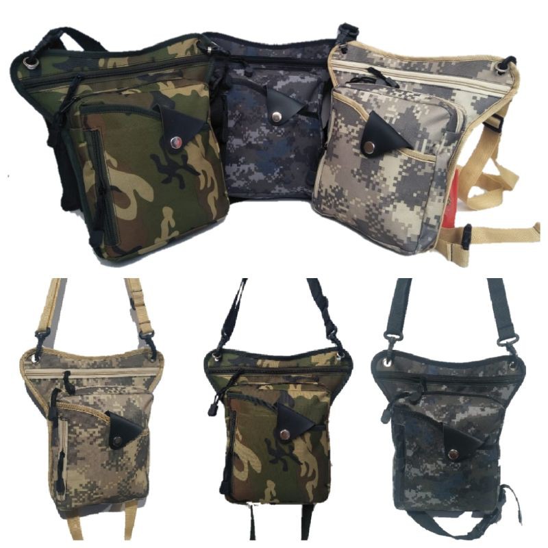 Tas army tactical slempang pingang paha lagsbag