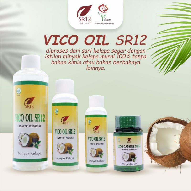 

VCO OIL/MINYAK KELAPA MURNI SR12