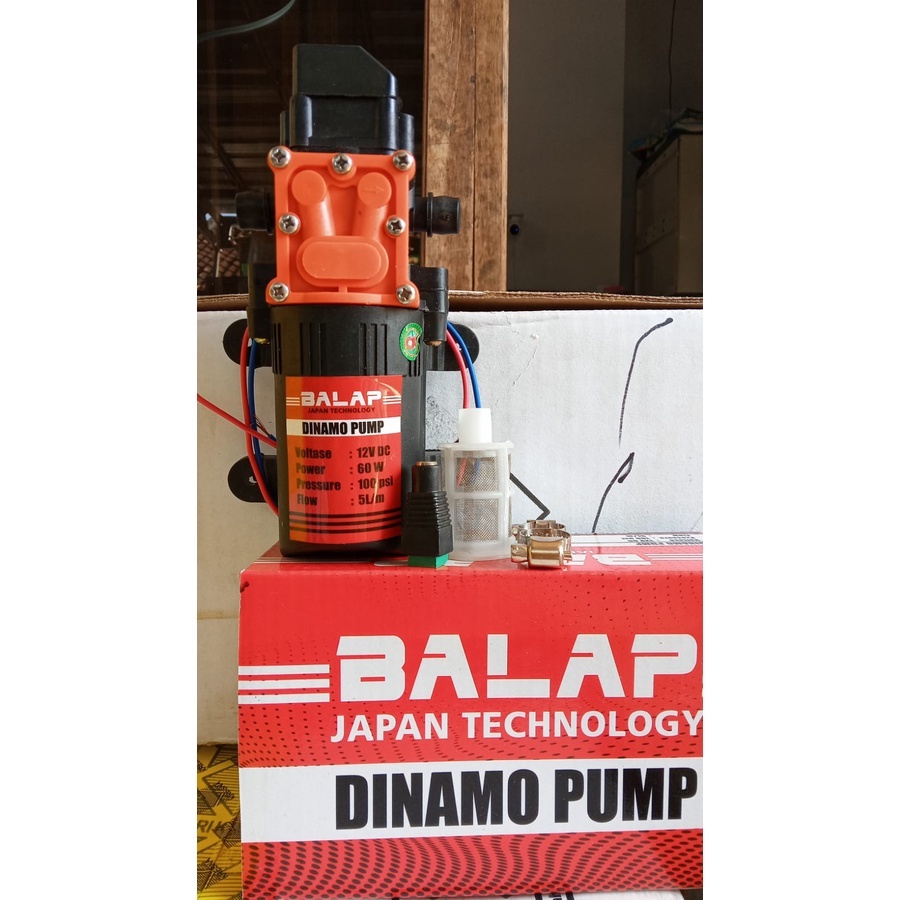 DINAMO PUMP BALAP  DC 12V model soket-soket