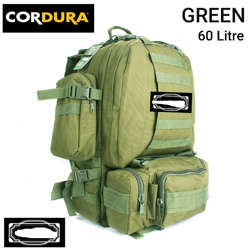 Ransel Army Gunung Camping 3in1 Tas Anak 60L Tentara Tactical Cordura