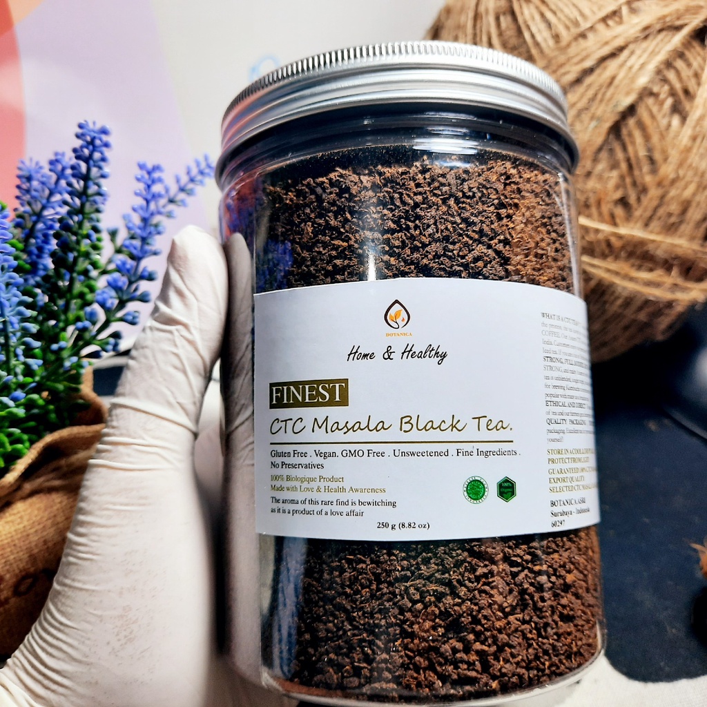 

Botanica CTC Ceylon Masala Black Tea Ceremonial Grade A Import Srilanka - 25 gr/50 gr/100 gr