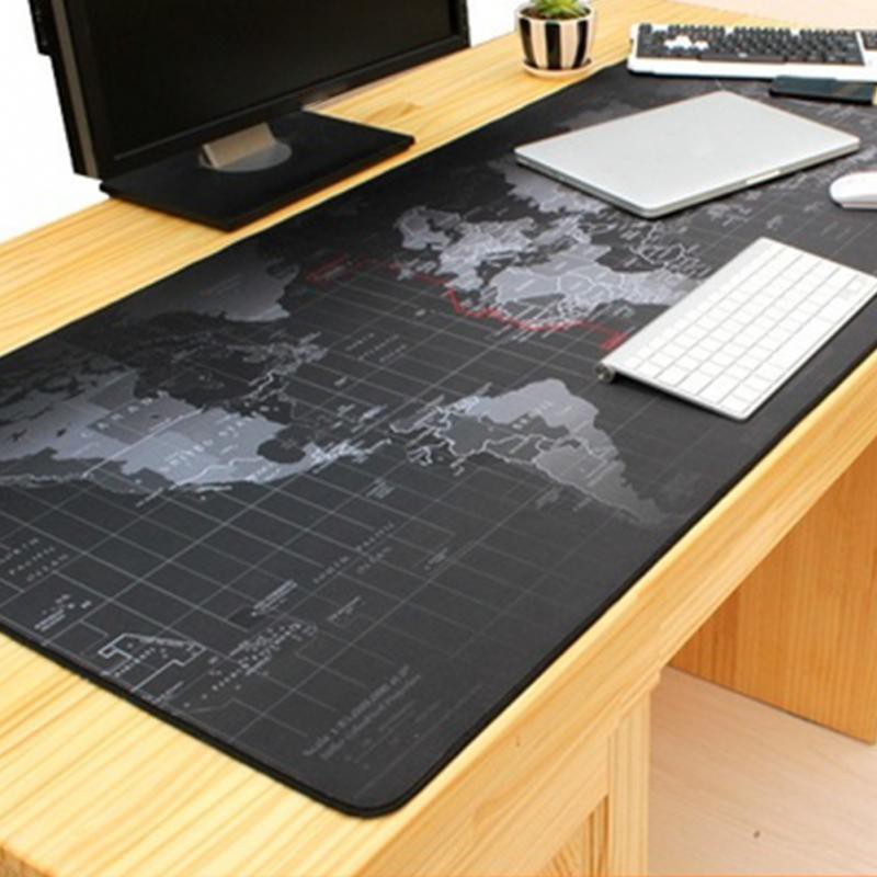 Mouse Pad Gaming Motif Peta Dunia 40 x 80 cm